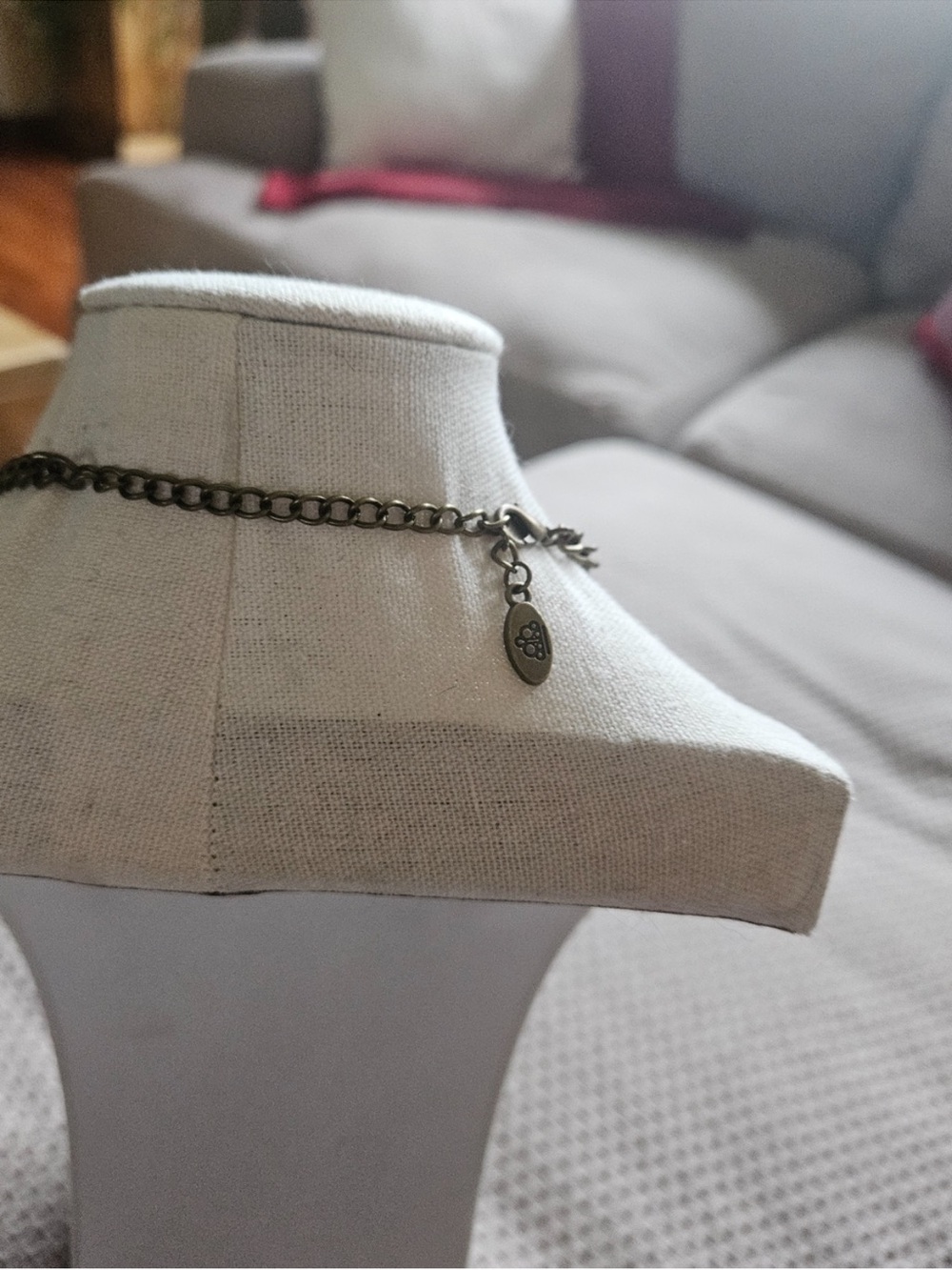 Crystal Embellished Black Statement Collar Necklace - Picture 4 of 4